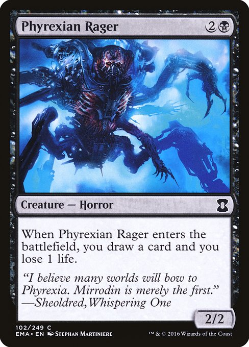 Phyrexian Rager from Eternal Masters