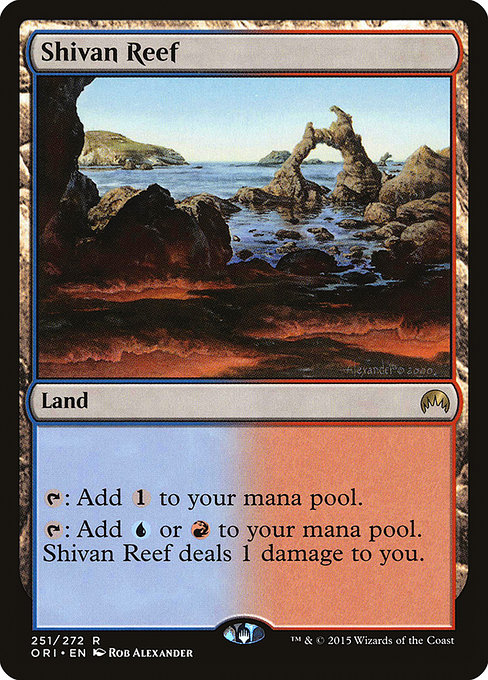 Shivan Reef from Magic Origins