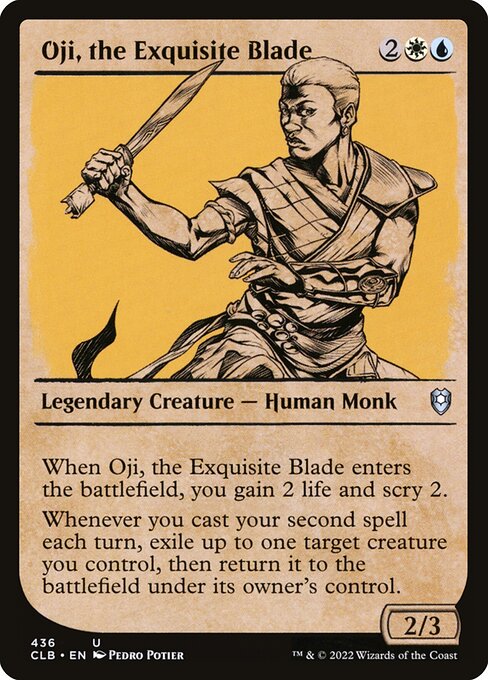 Oji, the Exquisite Blade from Commander Legends: Battle for Baldur's Gate