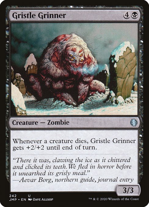 Gristle Grinner highlighted card art