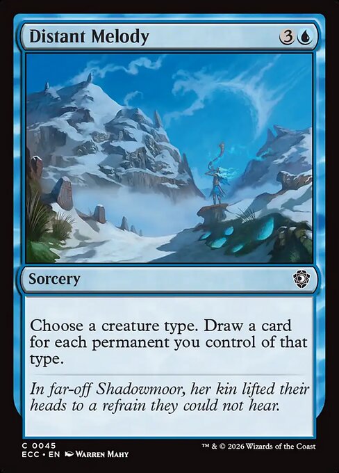 Distant Melody highlighted card art