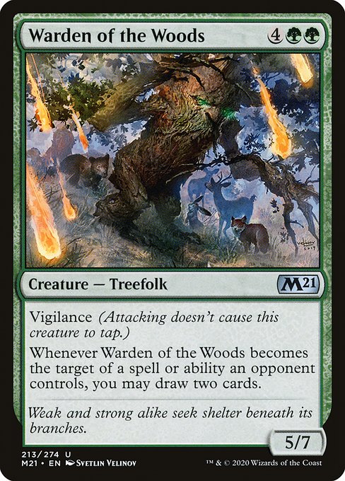 Warden of the Woods highlighted card art
