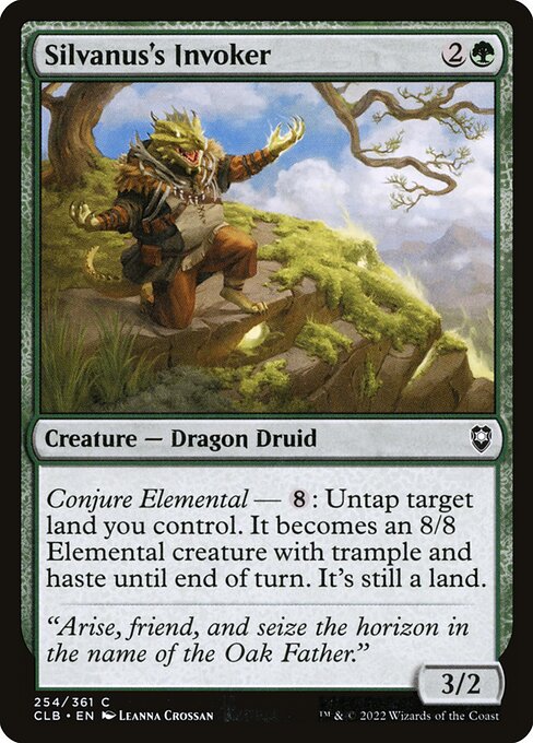 Silvanus's Invoker highlighted card art