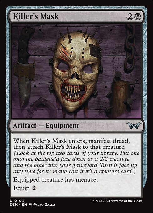 Killer's Mask highlighted card art