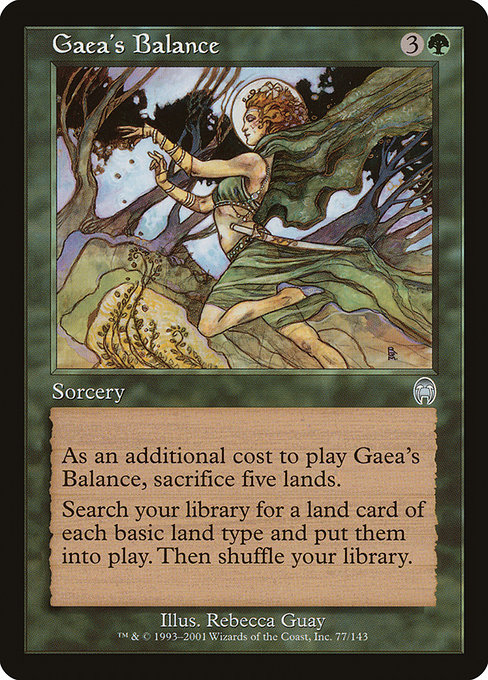 Gaea's Balance highlighted card art