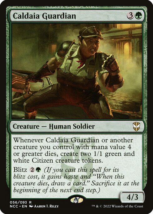 Caldaia Guardian from New Capenna Commander