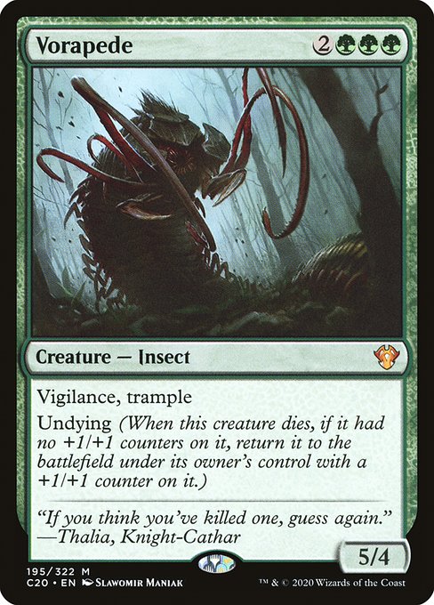 Vorapede highlighted card art