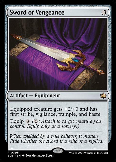 Sword of Vengeance highlighted card art
