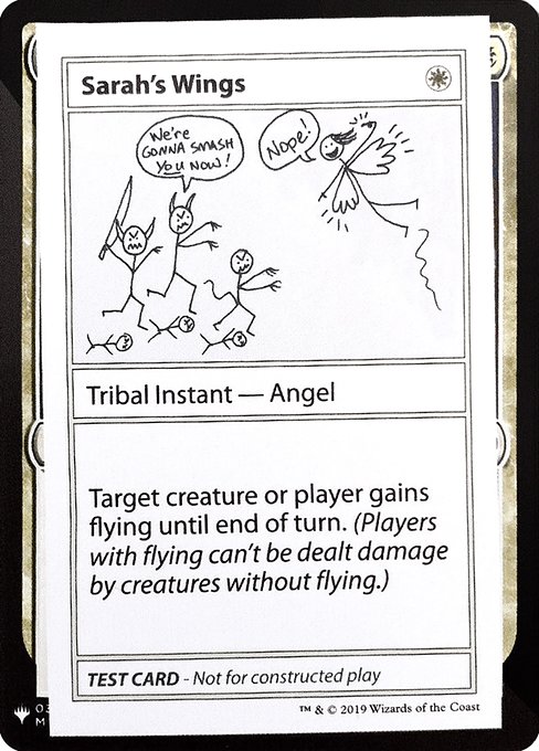 Sarah's Wings from Mystery Booster Playtest Cards 2019