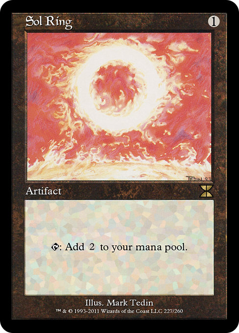 Sol Ring from Masters Edition IV