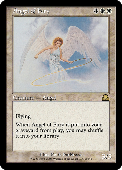 Angel of Fury highlighted card art