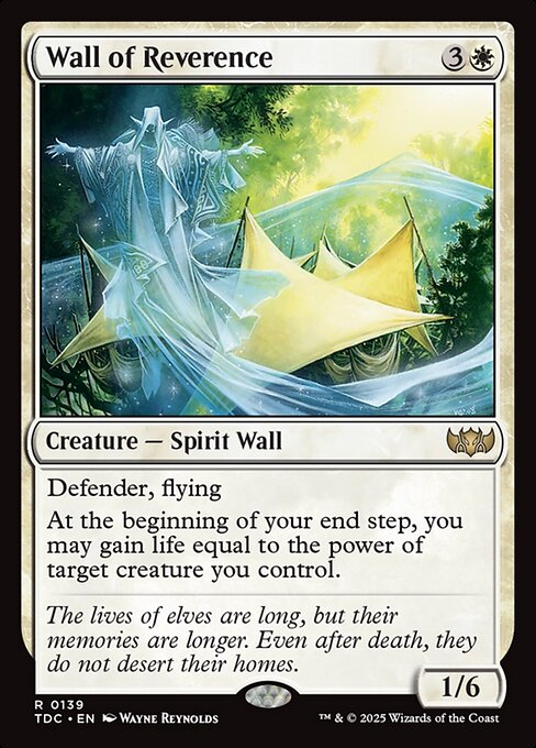 Wall of Reverence highlighted card art