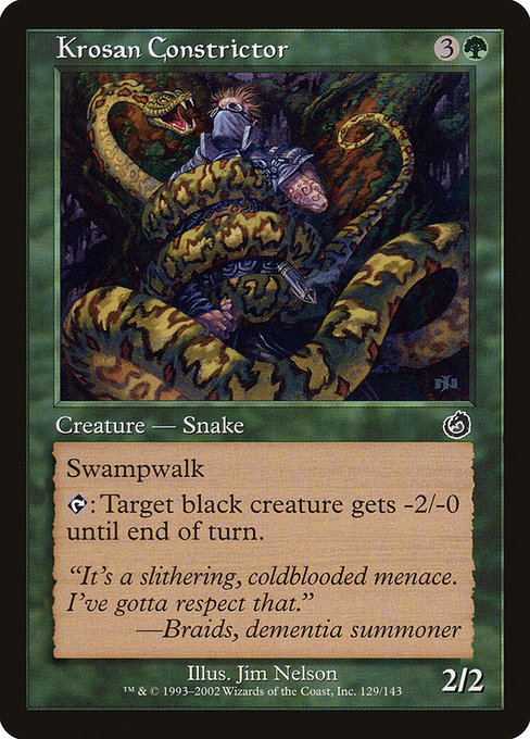 Krosan Constrictor highlighted card art