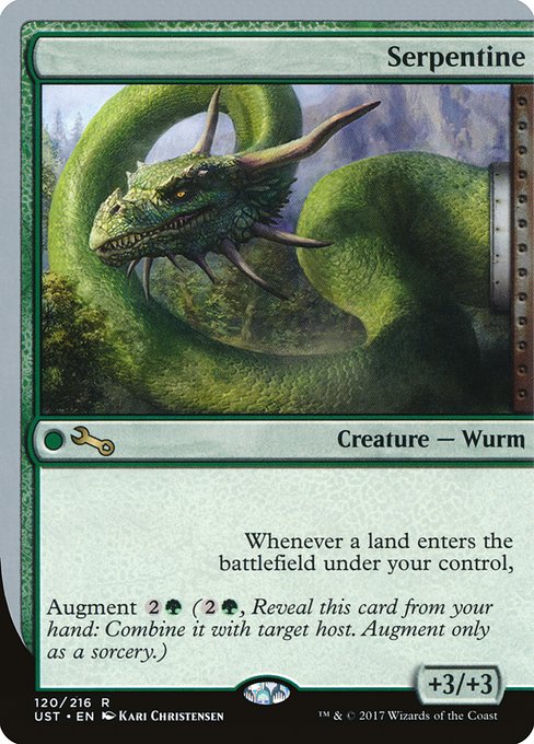 Serpentine from Unstable