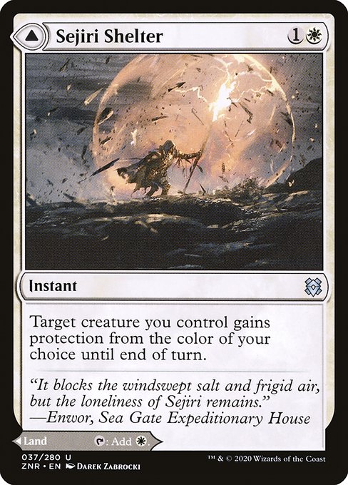 Sejiri Shelter // Sejiri Glacier from Zendikar Rising