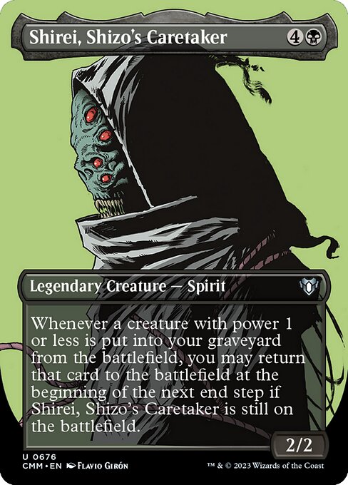 Shirei, Shizo's Caretaker from Commander Masters