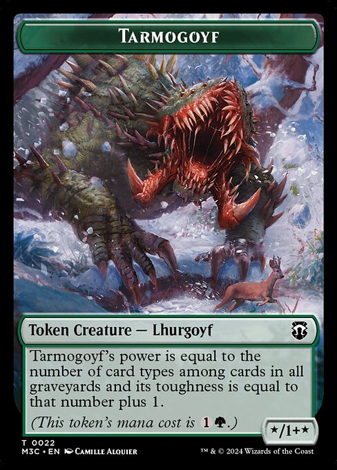 Tarmogoyf highlighted card art