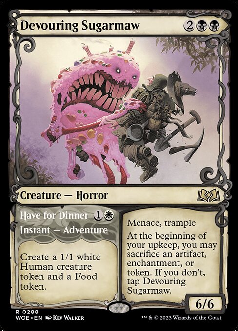 Devouring Sugarmaw // Have for Dinner from Wilds of Eldraine
