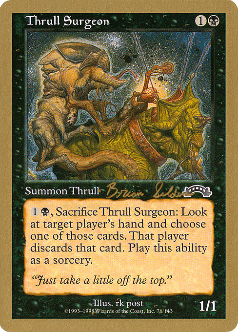 Thrull Surgeon from World Championship Decks 1998