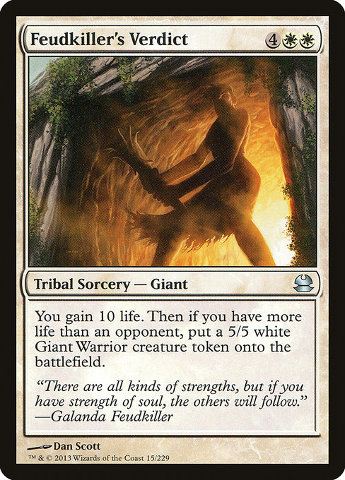 Feudkiller's Verdict highlighted card art