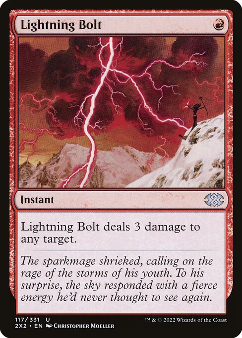 Lightning Bolt from Double Masters 2022