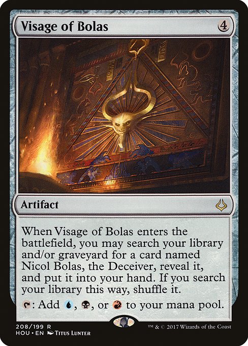 Visage of Bolas highlighted card art