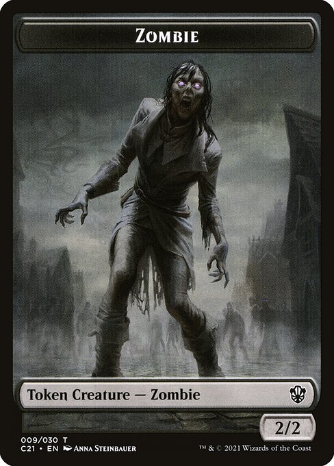 Zombie from Commander 2021 Tokens