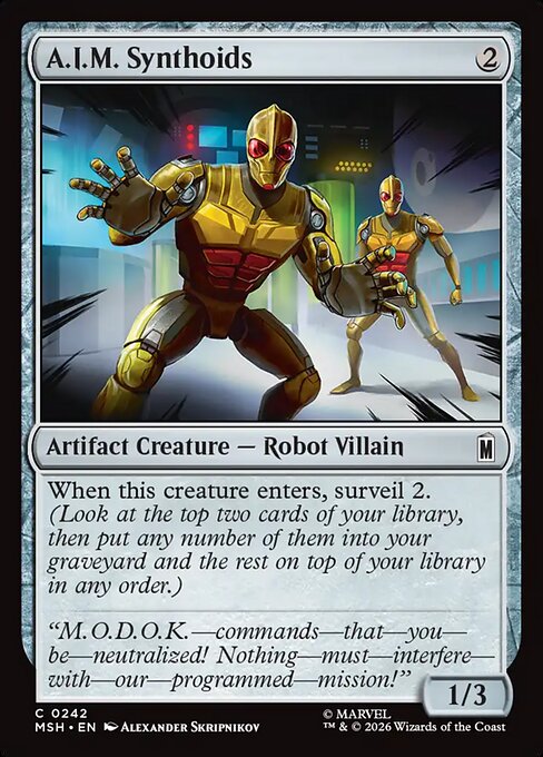 A.I.M. Synthoids from Marvel Super Heroes