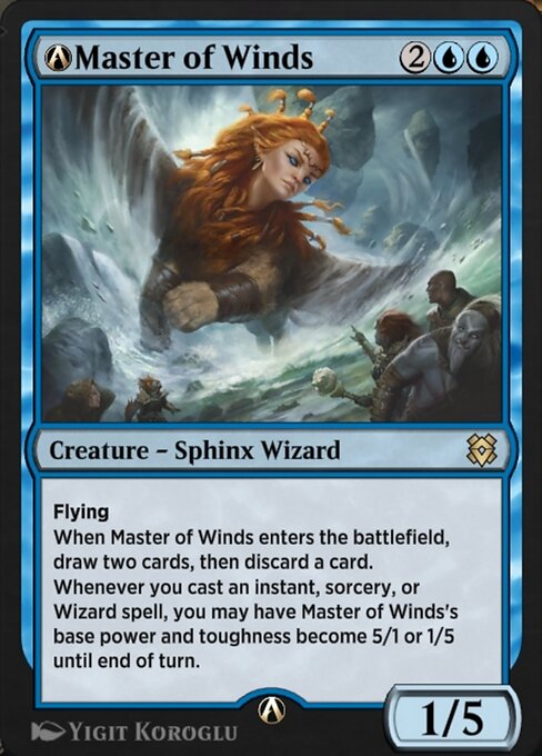 A-Master of Winds highlighted card art