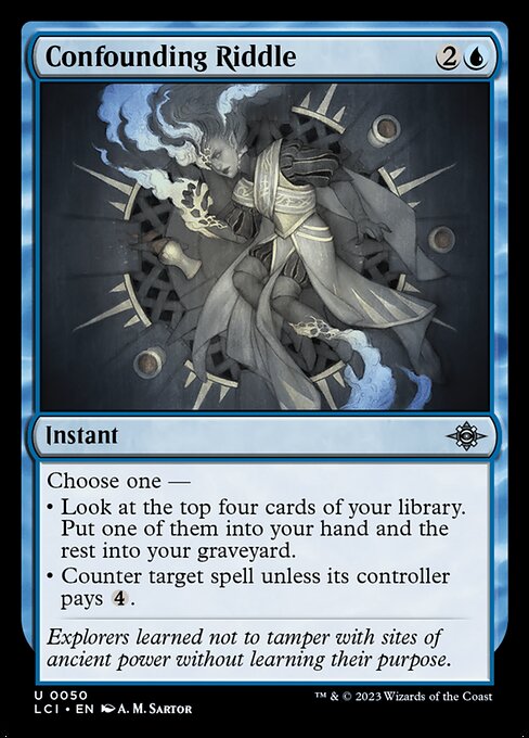 Confounding Riddle highlighted card art
