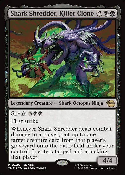 Shark Shredder, Killer Clone from Teenage Mutant Ninja Turtles