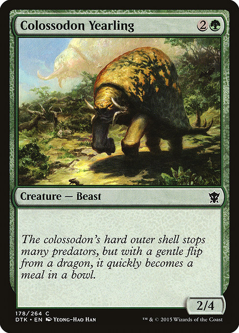 Colossodon Yearling highlighted card art