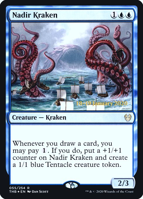 Nadir Kraken from Theros Beyond Death Promos