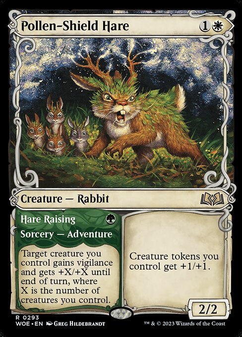 Pollen-Shield Hare // Hare Raising from Wilds of Eldraine