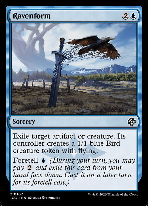 Ravenform highlighted card art