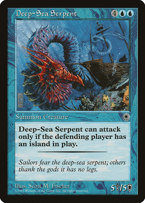 Deep-Sea Serpent highlighted card art