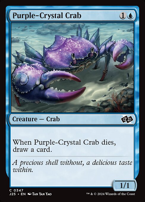 Purple-Crystal Crab highlighted card art