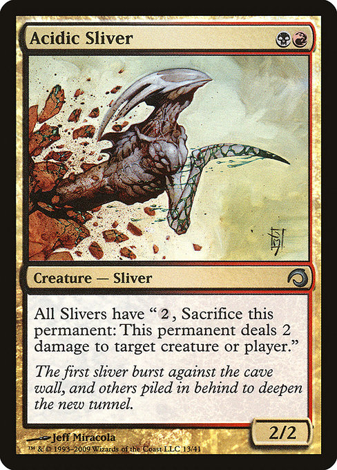 Acidic Sliver from Premium Deck Series: Slivers