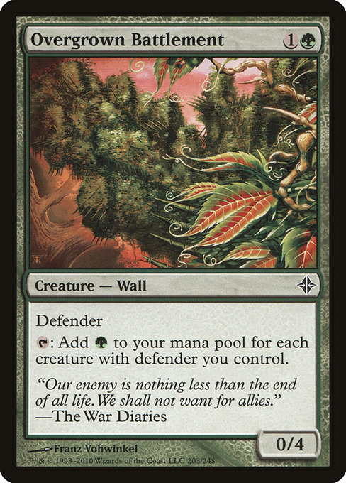 Overgrown Battlement from Rise of the Eldrazi