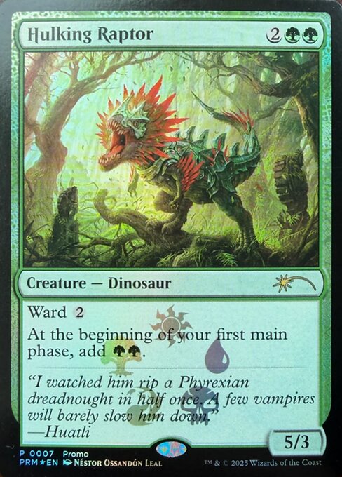 Hulking Raptor from Media and Collaboration Promos