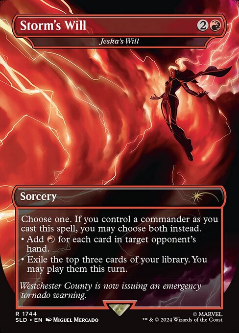 Jeska's Will highlighted card art