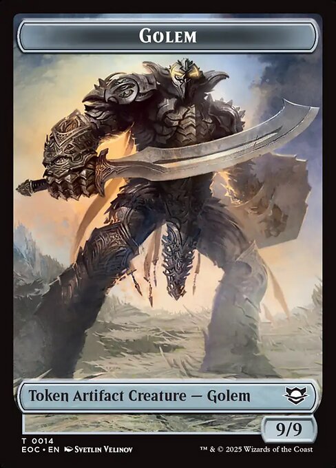 Golem highlighted card art