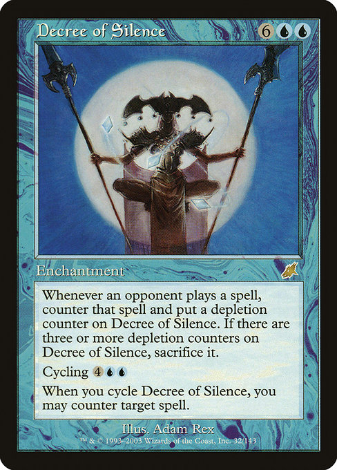 Decree of Silence highlighted card art
