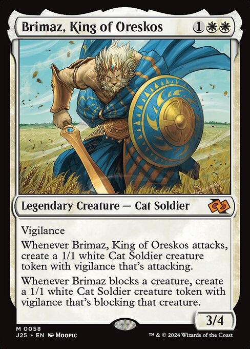 Brimaz, King of Oreskos highlighted card art