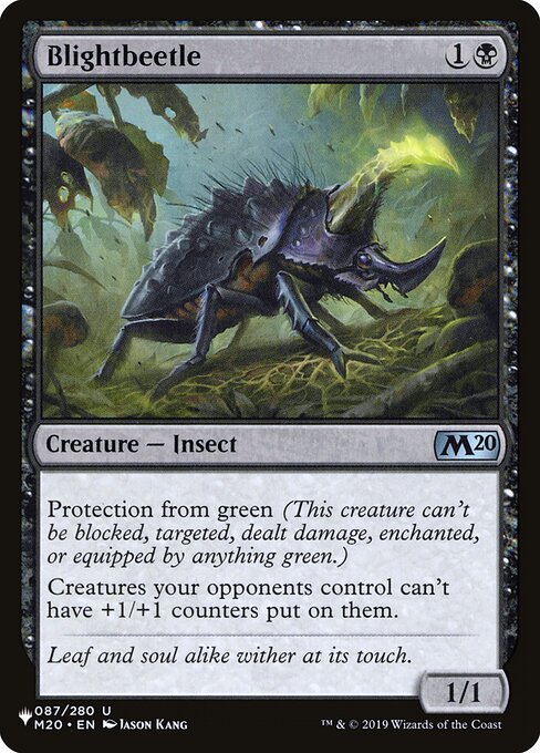 Blightbeetle highlighted card art