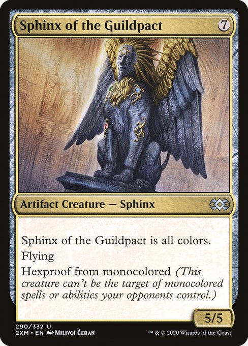 Sphinx of the Guildpact highlighted card art