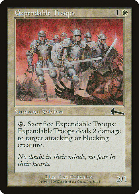 Expendable Troops highlighted card art