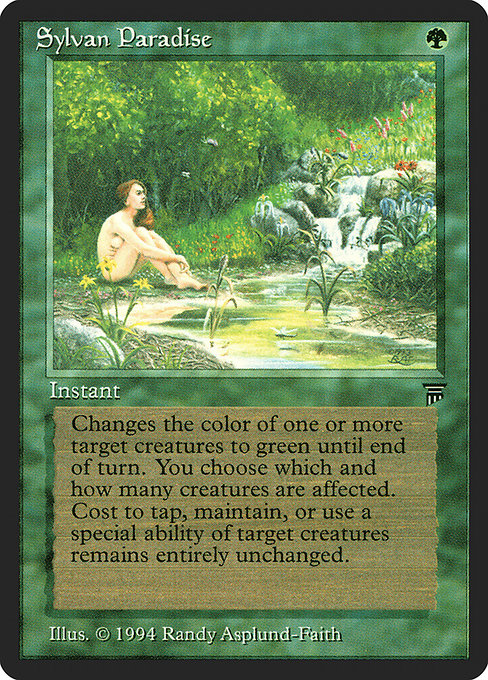 Sylvan Paradise highlighted card art