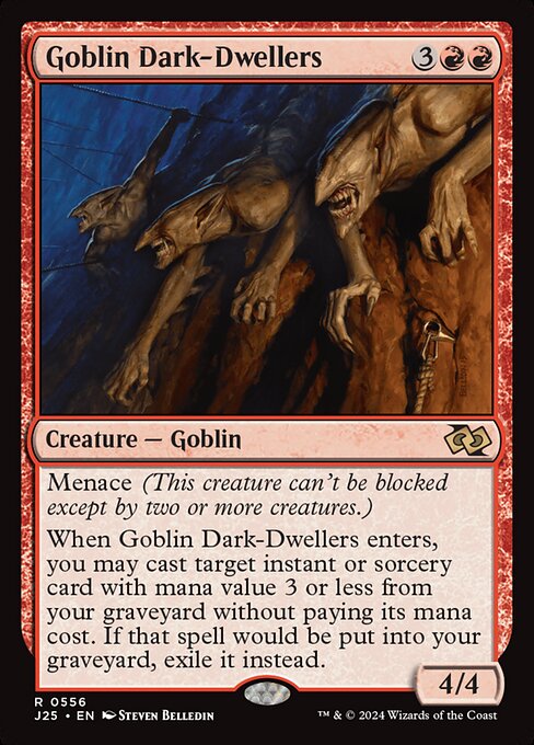 Goblin Dark-Dwellers highlighted card art