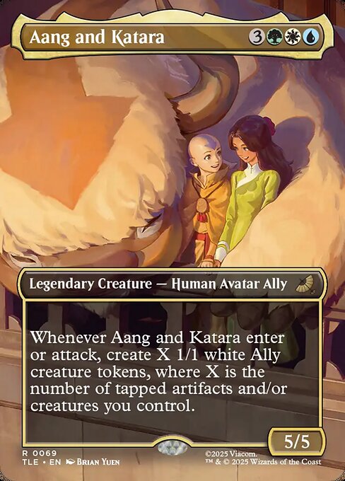 Aang and Katara from Avatar: The Last Airbender Eternal